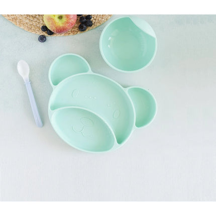 Silikonová miska s přísavkou 300 ml tyrkysová