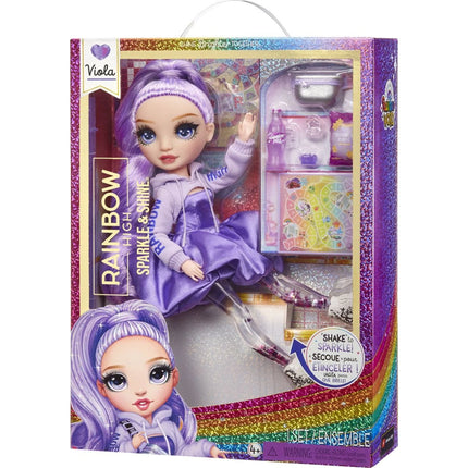 Rainbow High Sparkle & Shine Panenka Violet