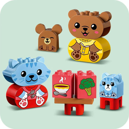 LEGO® DUPLO® 10414 Každodenní aktivity: Jídlo a spánek