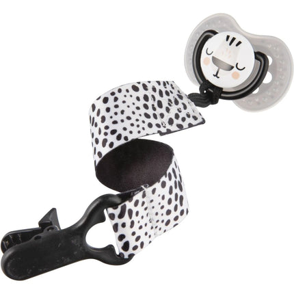 Stužka na dudlík s klipem Salt & Pepper