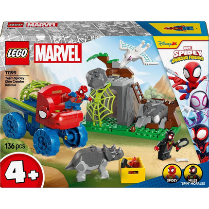 LEGO® Marvel Spidey a jeho úžasní přátelé 11199 Spideyho tým a záchrana dinosaurů s truckem - Spidey a jeho úžasní přátelé