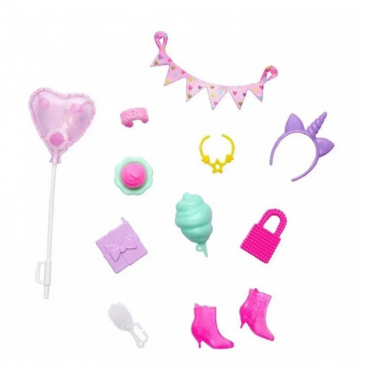 Barbie Obleček s doplňky v praktickém balení HWV73