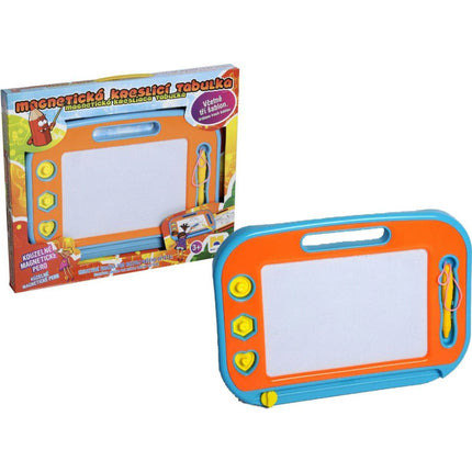Magnetická tabulka kreslící modro-oranžová