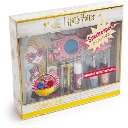 Kroužkový deník sada Luna Lovegood 3D - Harry Potter