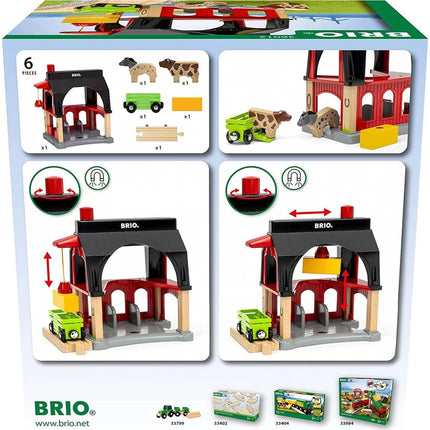 BRIO World Stáj pro zvířata 36012