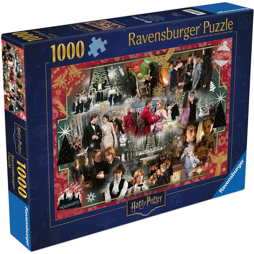 Ravensburger Puzzle: Vánoce v Bradavicích 1000 dílků - Harry Potter