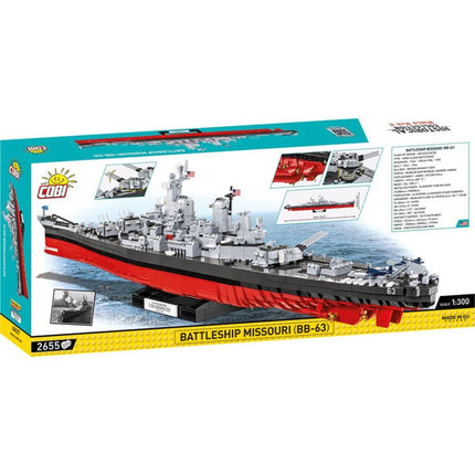 Cobi 4837 II. světová válka Battleship Missouri BB-63 2655 dílků