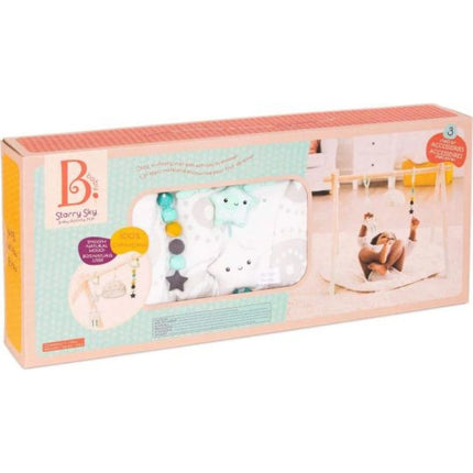 Hrací deka s dřevěnou hrazdou Starry Sky