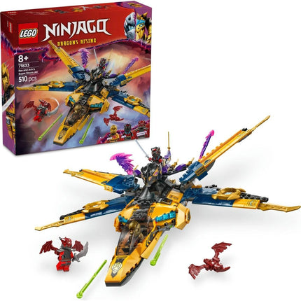 LEGO® NINJAGO® 71833 Ras, Arin a superbouřkové letadlo