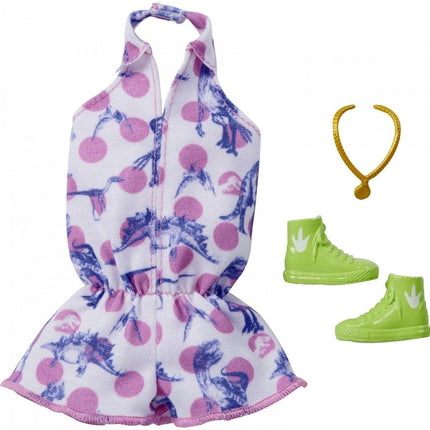 Barbie Obleček 30 cm s doplňky v praktickém balení Jurský svět GRD45