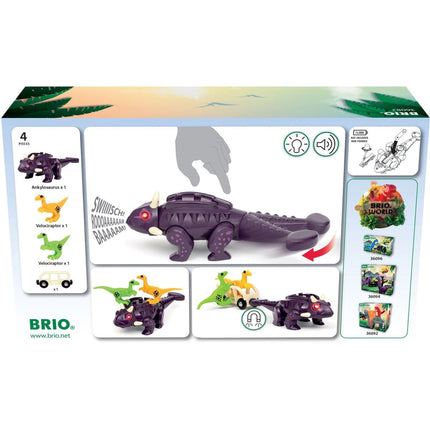 BRIO Vlaková sada dinosauří útok