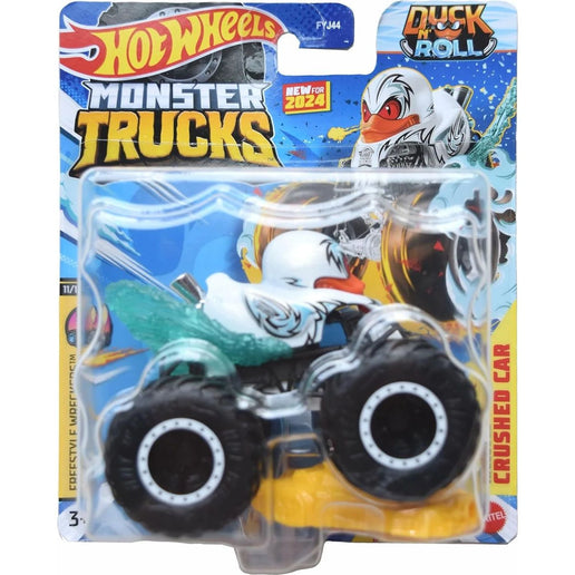 Hot Wheels Monster Trucks Kaskadérské kousky Duck and Roll