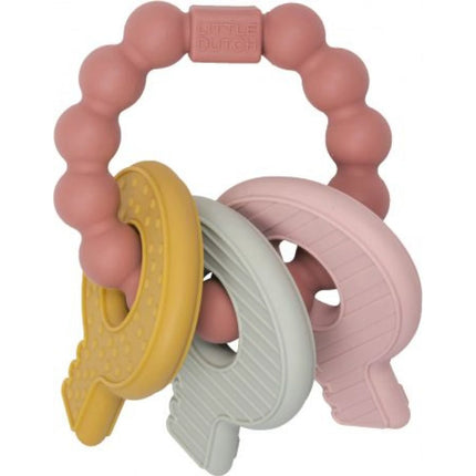 Silikonové kousátko klíče pink