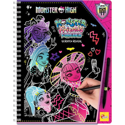 Vyškrabávací omalovánky Kamarádky navždy - Monster High