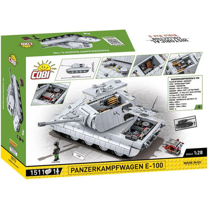 Cobi 2572 II. světová válka Panzerkampfwagen E-100 1511 dílků