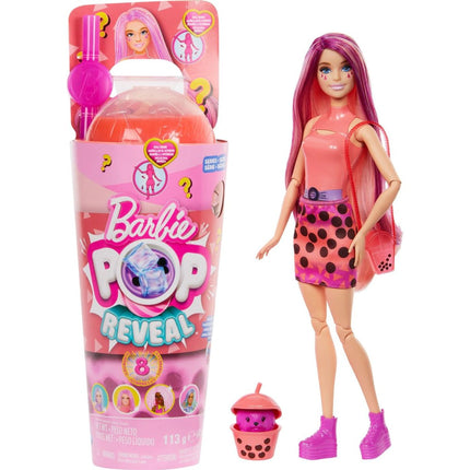 Barbie Pop Reveal bubble tea mangové koláčky