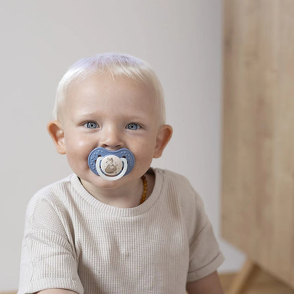 Dudlík silikonový dynamický Night & Day 18m+ 2 ks kluk