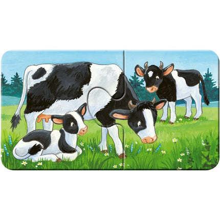 Ravensburger Puzzle: Zvířátka na dvoře 9 x 2 dílků