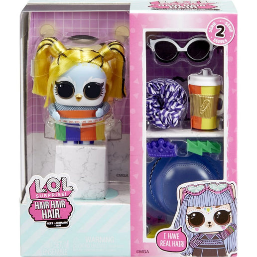 LOL Surprise Hair Zvířátko žluté vlasy