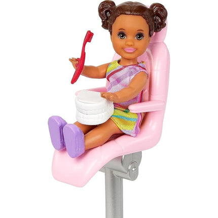 Barbie Herní set povolání s panenkou Zubařka blondýnka HKT69