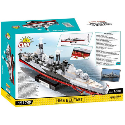 Cobi 4844 II. světová válka HMS Belfast IWM 1517 dílků