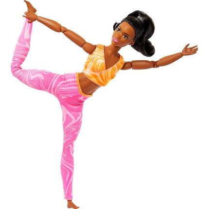 Barbie v pohybu růžovo-oranžová