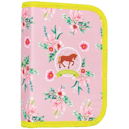 Oxybag Penál jednopatrový prázdný 2 chlopně Kůň