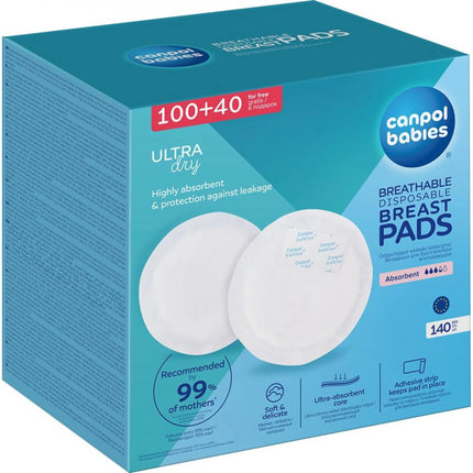 Jednorázové vložky do podprsenky 100 + 40 ks