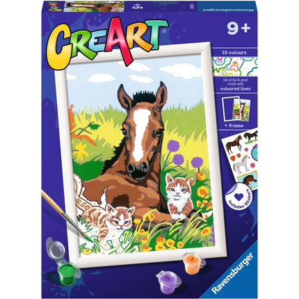 CreArt Kůň a koťata