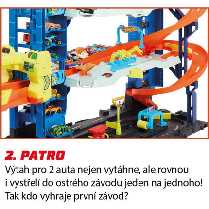 Hot Wheels City Garáž s drakem