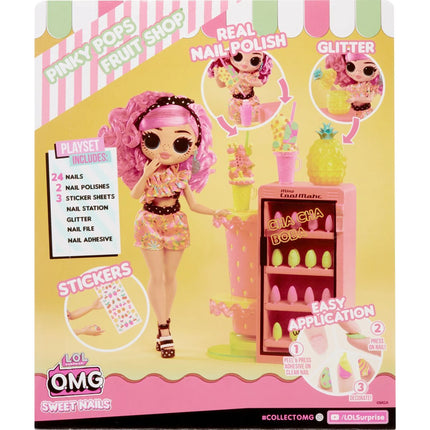 LOL Surprise OMG Nehtové studio s panenkou Pinky Pops Fruit Shop