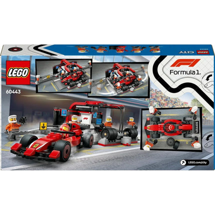 LEGO® City 60443 Zastávka v boxech F1® a personál s vozem Ferrari