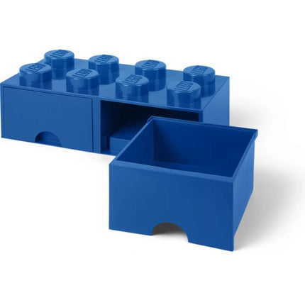 LEGO® Úložný box 8 se šuplíky 25 x 50 x 18 cm Modrá