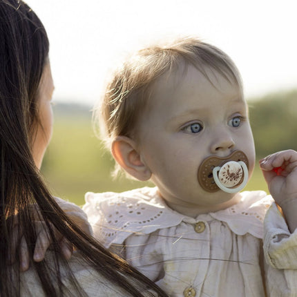 Dudlík silikonový dynamický Tie Dye 3 - 6m 2 ks holka