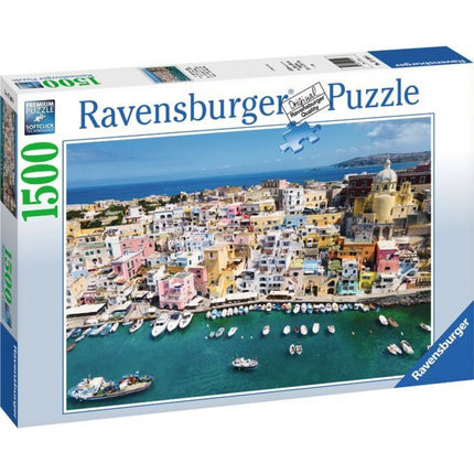 Ravensburger Puzzle: Ostrov Procida, Itálie 1500 dílků