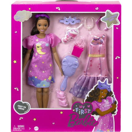 Moje první Barbie panenka den a noc růžová HMM67