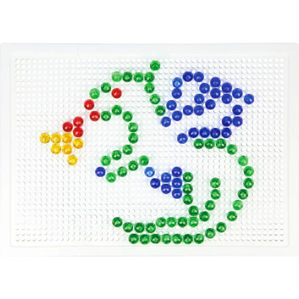 Mozaika velká, 260 ks, 10 mm krystal