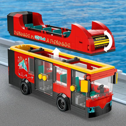 LEGO® City 60407 Červený dvoupodlažní vyhlídkový autobus