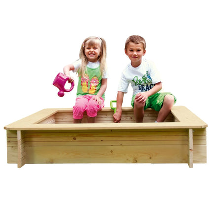 Pískoviště dřevěné čtvercové natur