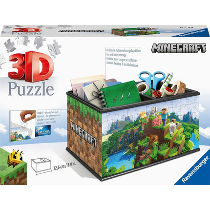 Ravensburger 3D Puzzle: Úložná krabice Minecraft 216 dílků