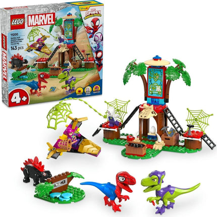 LEGO® Marvel 11200 Spidey a jeho úžasní přátelé Spidey, Gobby a raptoří bitva na základně na stromě