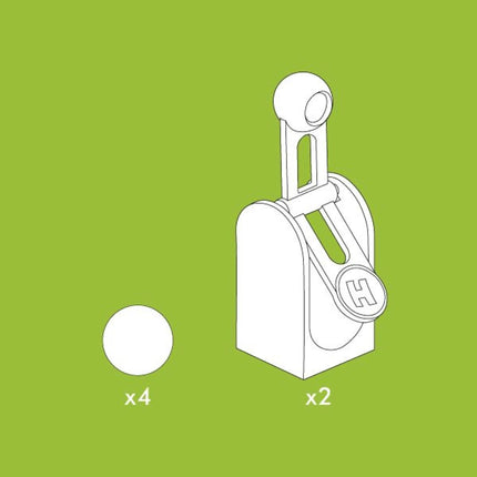 HUBELINO Kuličková dráha Rozšíření Gravity Hammer 6 ks