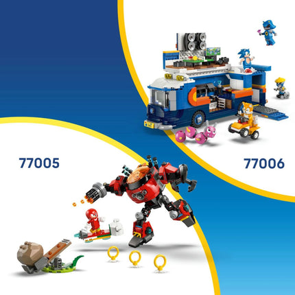 LEGO® Sonic the Hedgehog™ 77005 Knuckles vs. Dr. Eggman: Robotický oblek Egg Crusher