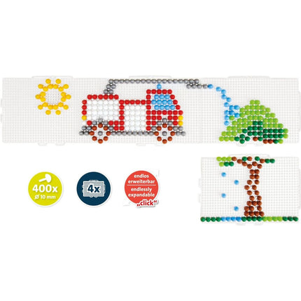 Mozaika sada, panorama XL barevná