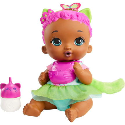 My Garden Baby™ Miminko růžovo-zelené koťátko