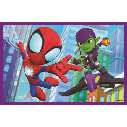 Puzzle Spidey and his amazing friends Obrázkové kostky 6 ks