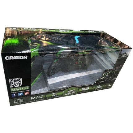 RC motorka 2,4 GHz zelená