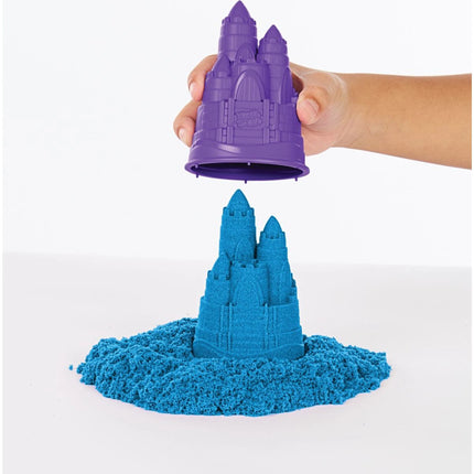 Kinetic Sand Krabice tekutého písku s podložkou modrá