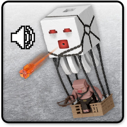 Minecraft velká figurka Ghast s ohnivou koulí