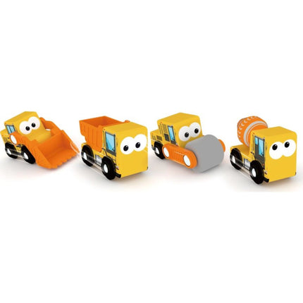 J'ADORE Sada dřevěných autíček v tubě